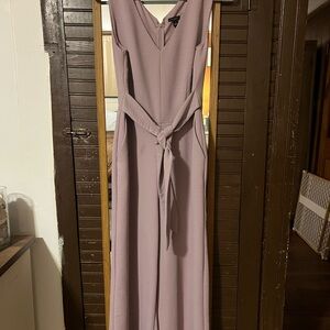 Ann Taylor Factory Light Purple Jumpsuit with Waist Tie